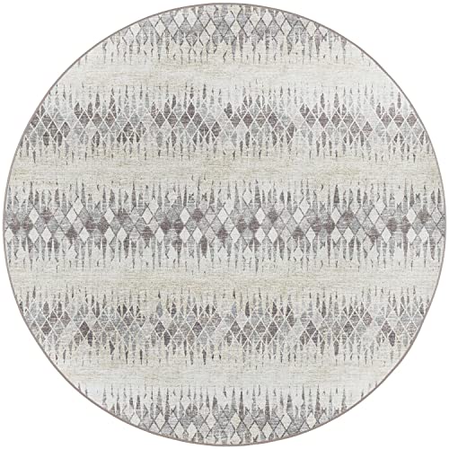 Winslow Wl5 Ivory Transitional Rug Round 10' X 10'