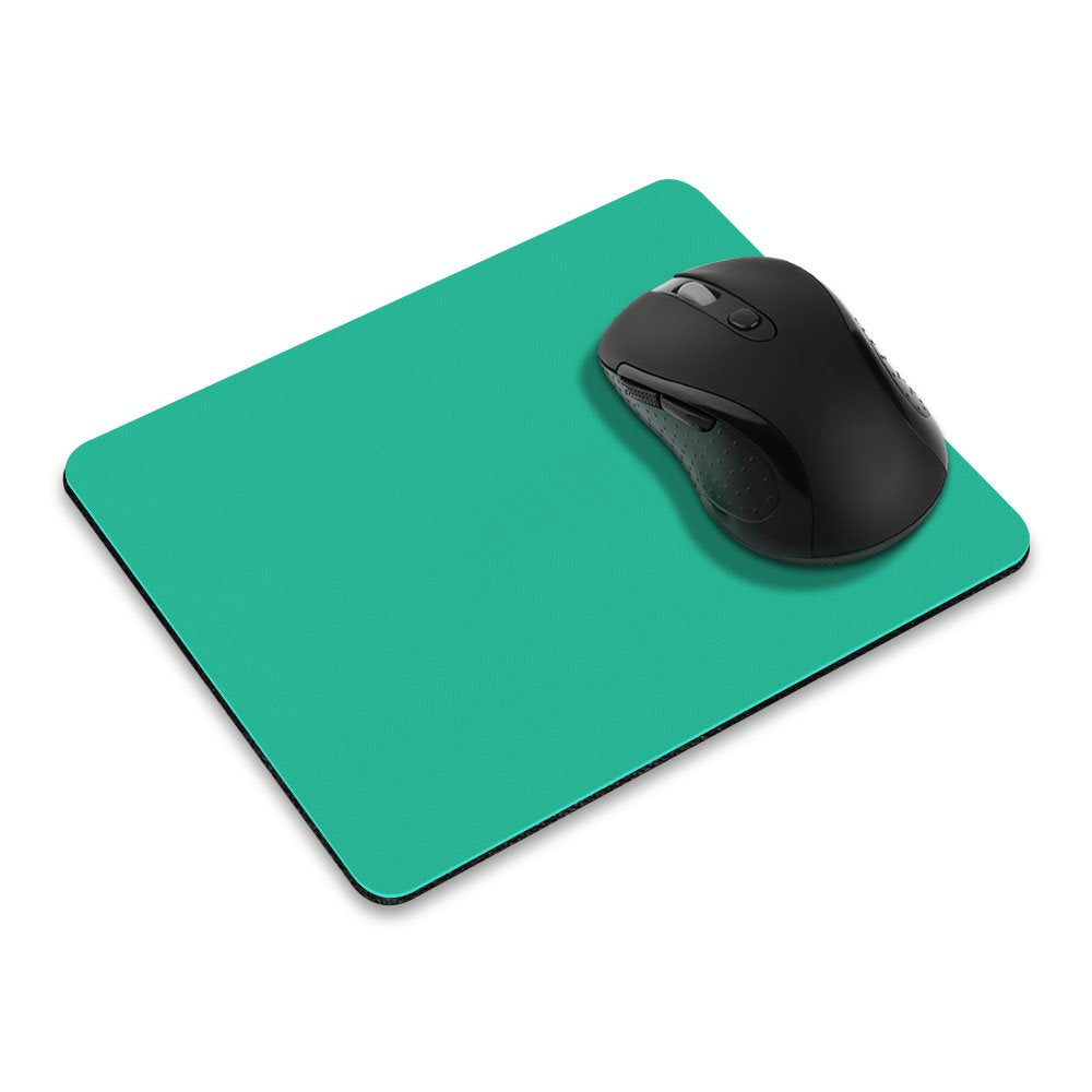 Fincibo Non-Slip Rectangle Mousepad, Solid Uncommon Teal Mouse Pad For Home, Office And Gaming Desk