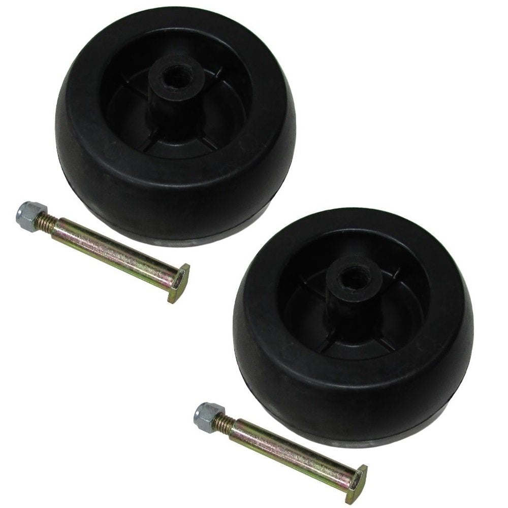 Reliable Aftermarket Parts Our Name Says It All (2) 753-04856A Deck Wheels W/Bolts For Mtd Fits Cub Cadet Rzt-50 Lt1050 Lt1046 L
