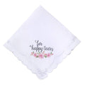Lillian Rose HA690 HT Watercolor Flower Happy Tears Wedding Gift Hankie, Multicolor