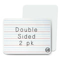 Small White Dry Erase Board For Kids 2Pk.| Double Sided Lapboard Mini Ideal Dry Erase Board Perfect For Homeschool Supplies, Off