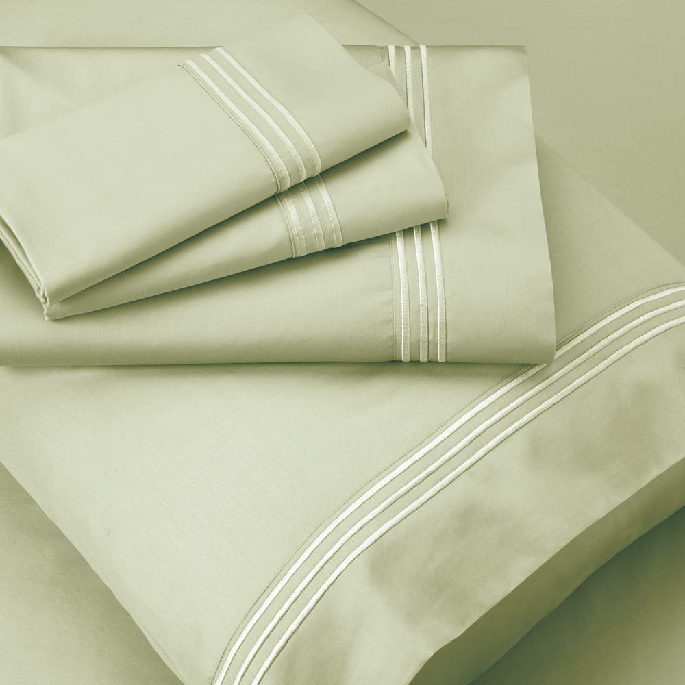 PureCare Elements Recovery Pillowcase Set Featuring CELLIANT fibers and an enveloping Design, King, Sage (PCSCelPC-K-GN)