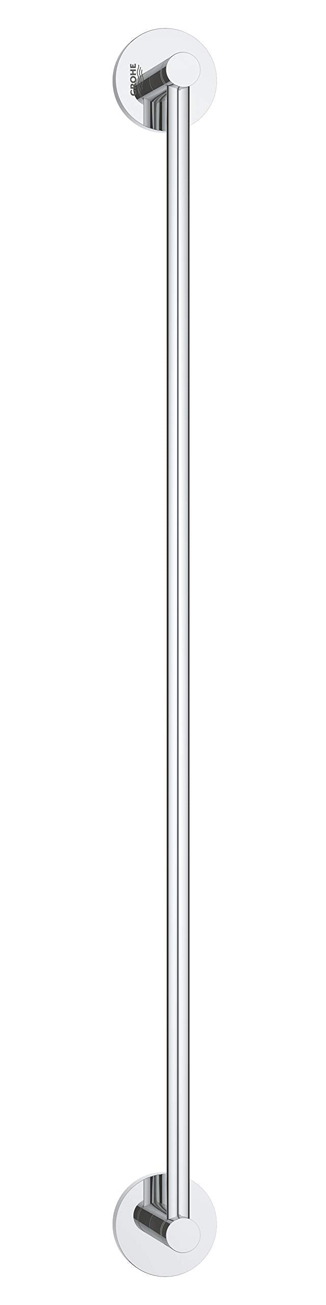 Grohe 40366001 Essentials Metal 26.38-In. Towel-Bar, 25', Starlight Chrome