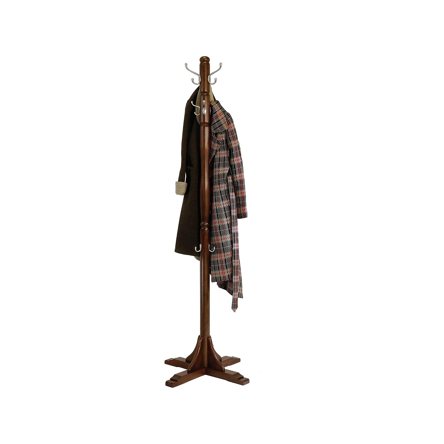 Winsome Jera Coat Tree, Cappuccino, Wood (40972)