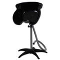 Portable Shampoo Bowl, Shampoo Basin Salon Sink with 1.5m Drain Pipe, Height & Angle Adjustable, Standing Deep Shampoo Bowl for 