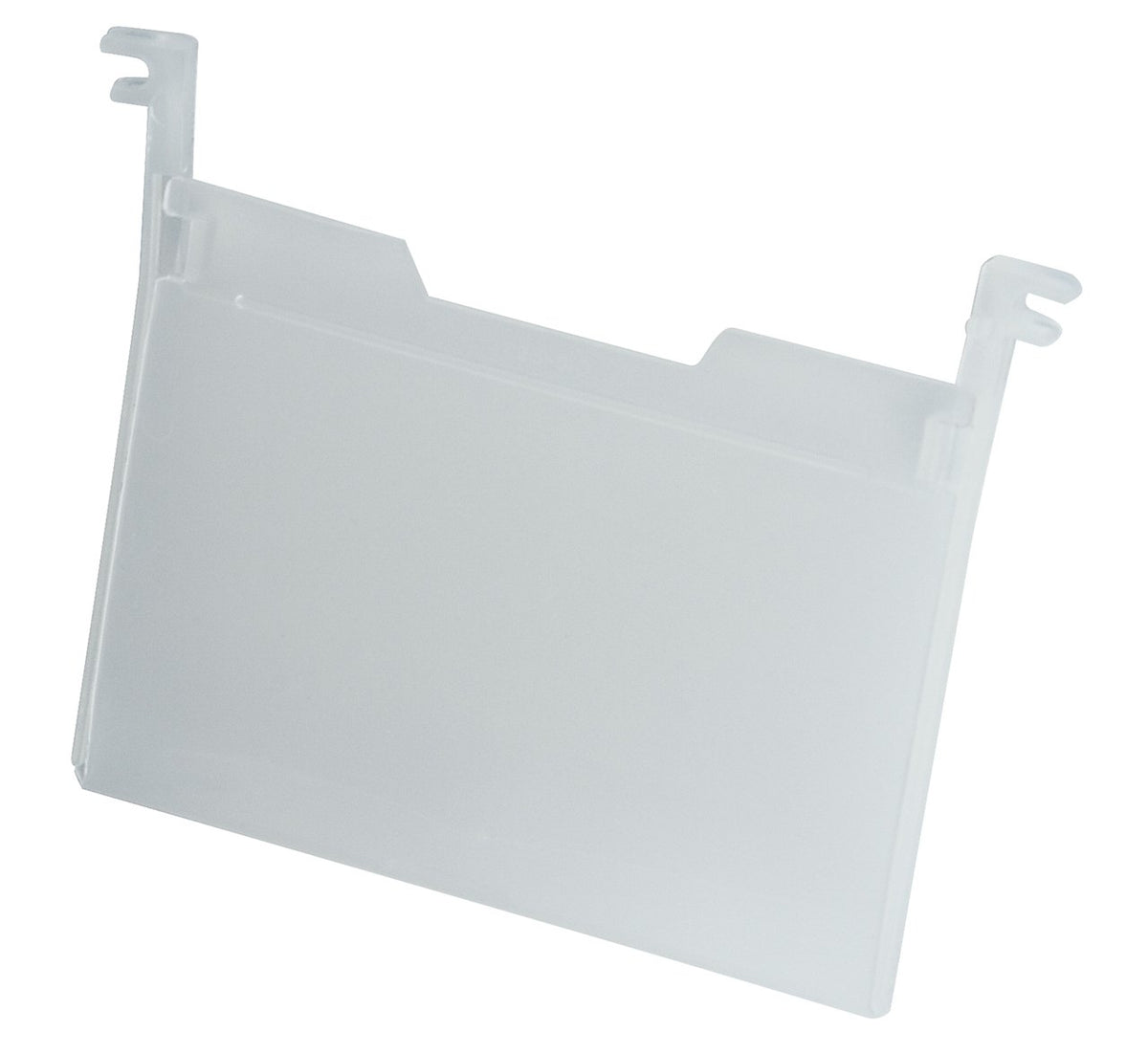 Akro-Mils 35010 Plastic Tote Label Holder For Akro-Mils Nest And Stack And Akro-Grid Totes, Clear, (6-Pack)