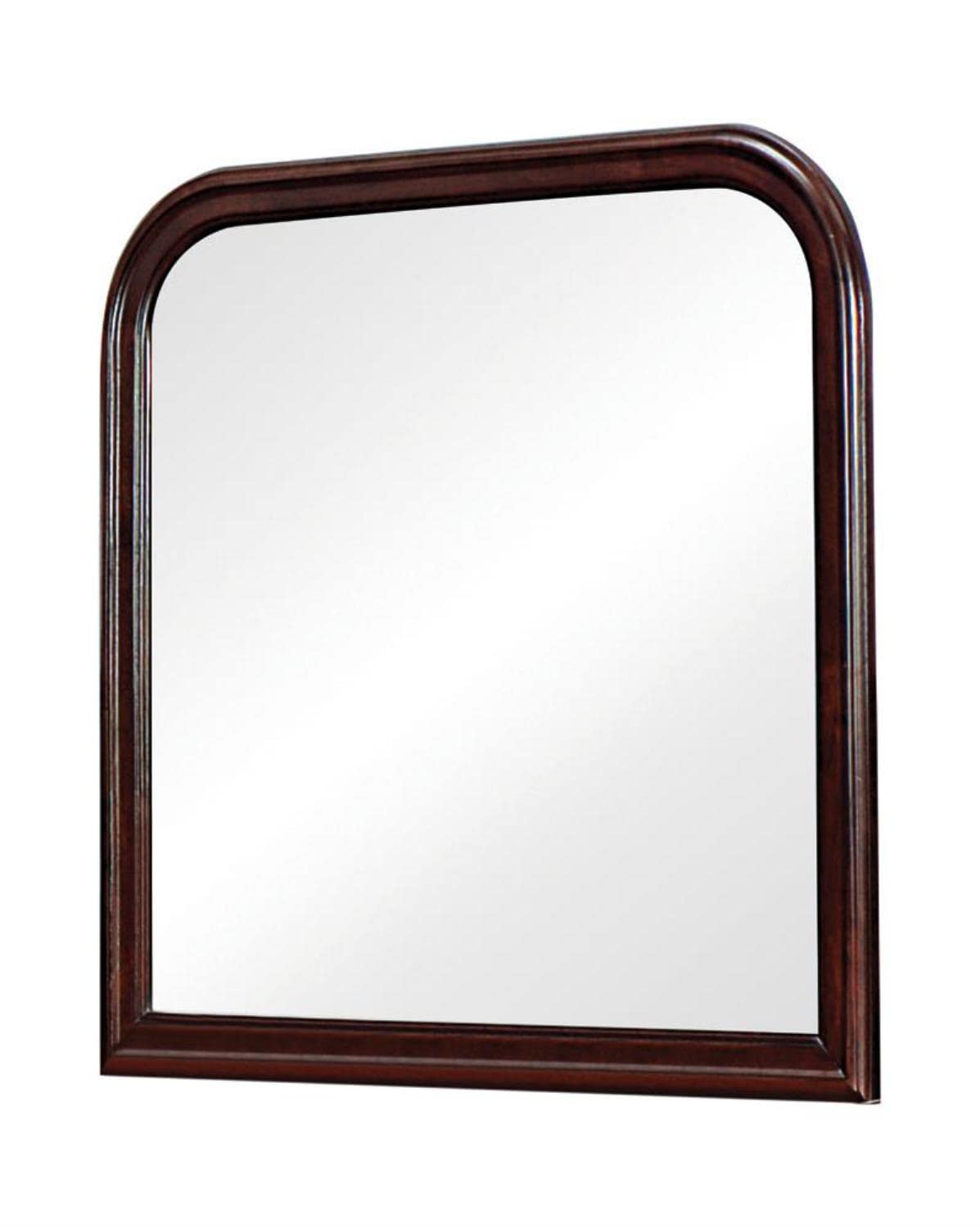 Coaster Home Furnishings Louis Philippe Vertical Mirror, Red Brown