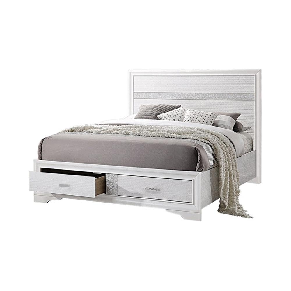 Coaster Miranda California King Bed 5-Piece Set, White