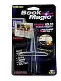 Book Magic Book Clip And Stand (Chrome), Portable, Metal Clip Holds Books Upright, For Reading, For Book Lovers, Made In Usa