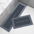 2 Pcs Bathroom Mat Set Best Bthroom Decor NonSlip Water Absorbent Mat Floor Bath Mat, Soft Quick Dry Water Absorbent Mat for Ho