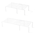 KongTiva Kitchen Cabinet Expandable Shelf Organizers Set of 2, Adjustable