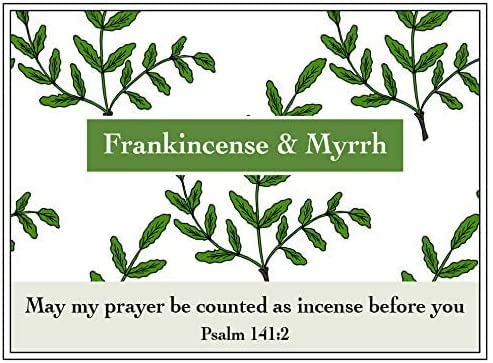 Frankincense And Myrrh Holy Incense From Jerusalem In A Gift Pack - Holy Land Aromatic Treasures For Spiritual Awakening