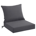 Patioglow Outdoor Seat Cushion Set 22 X 22 X 4 Inch, Waterproof & Fade Resistant Patio Furniture Cushions With Removable Cover A