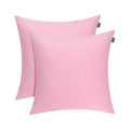 Thmyo 2 Pack 100% Cotton Solid Decorative Square Throw Pillow Covers Christmas DIY Throw Pillowcase Blank Sublimation Pillow Cas