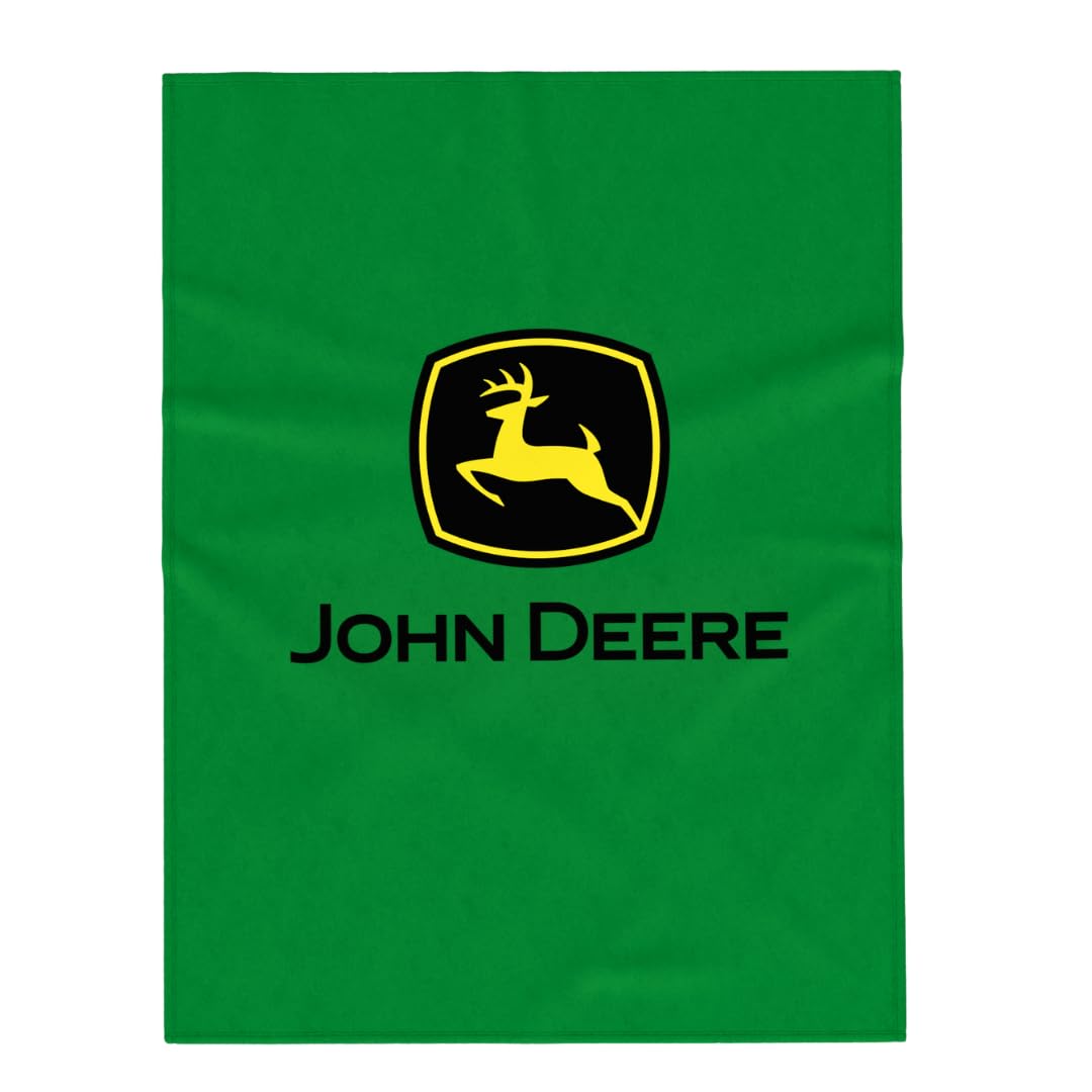 Franco Collectibles John Deere Bedding Super Soft Cozy Plush Throw, 46 In X 60 In, (Officially Licensed Product)