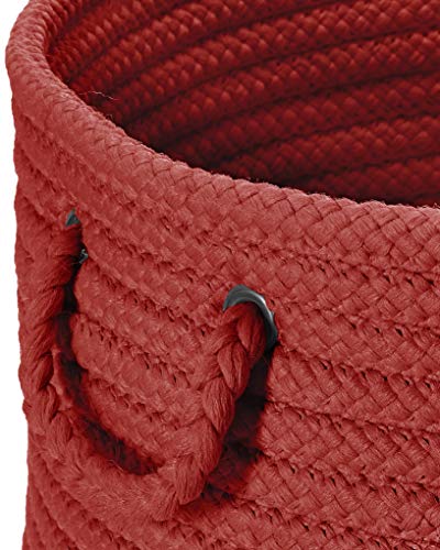 Colonial Mills Simply Home Solid Utility Basket, 18 By 12-Inch, Sangria