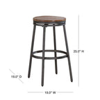 American Woodcrafters Stockton Backless Counter Stool