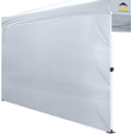 Crown Shades Sunwall Silver Coated For 8X8 Pop Up Canopy Tent, 1 Pack Sidewall Only With Silver Coating (1 Pack, White)
