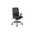 Hon Nucleus Series Recharge Task Chair, Supports Up To 300 Lb, 16.63 To 21.13 Seat Height, Black Seat/Back, Black Base