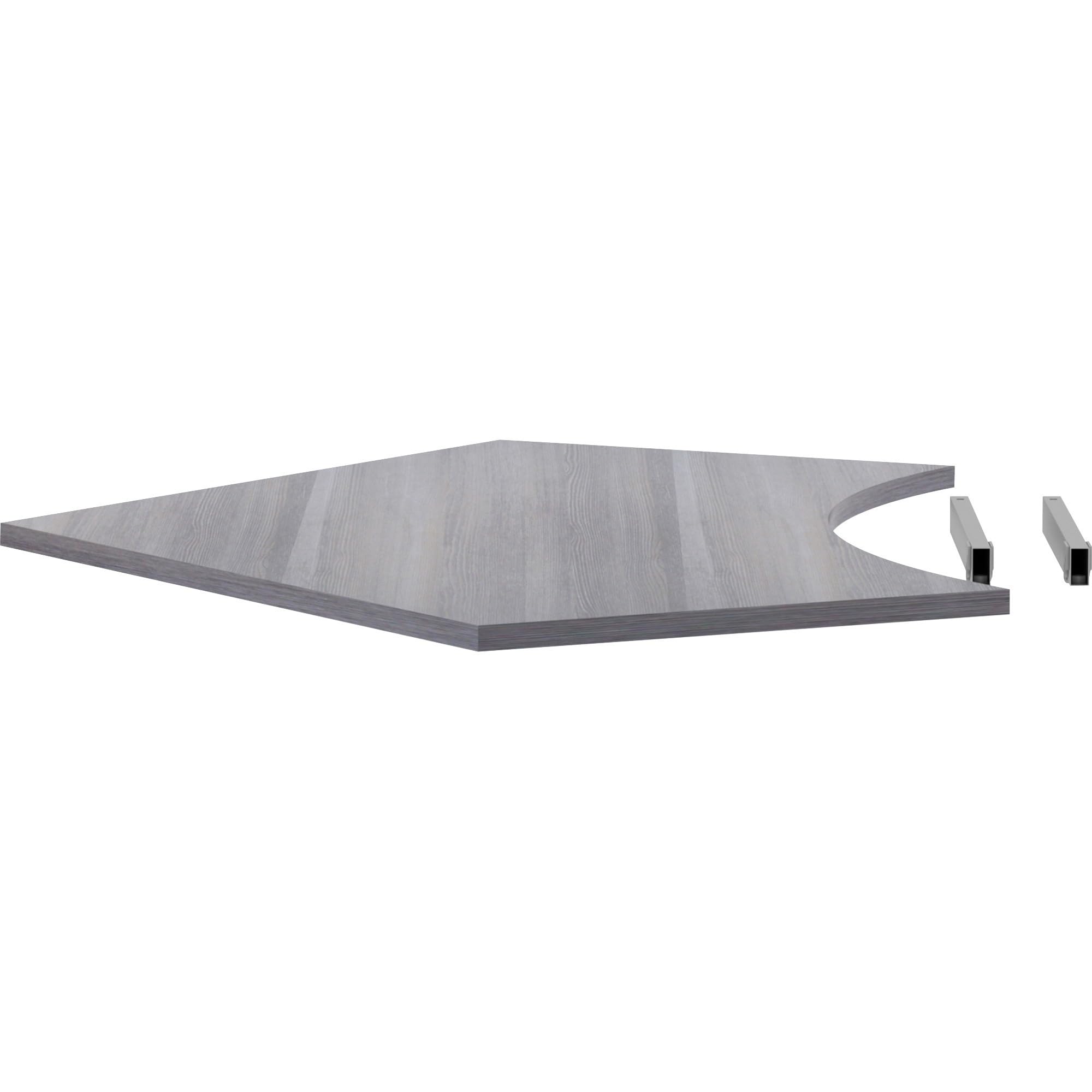 Lorell, LLR16249, Relevance Series 120 Curve Panel Top, 1 Each