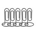 Stobok Base Memo Clip, 5Pcs Creative Large Desktop Note Holder Diy Multi- Hand Account Daily Use Clip Paper Clip Black |2.95 X 2