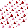 Valentines Day Garland Decorations,- NO DIY - Red Pink Garland Heart Decorations,6 PCS 3D Valentines Heart Paper Garland Hanging