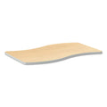 Hon Build Ribbon Shape Table Top, 54W X 30D, Natural Maple