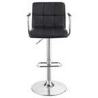 Coaster Furniture Adjustable Bar Stool Black/Black 121095