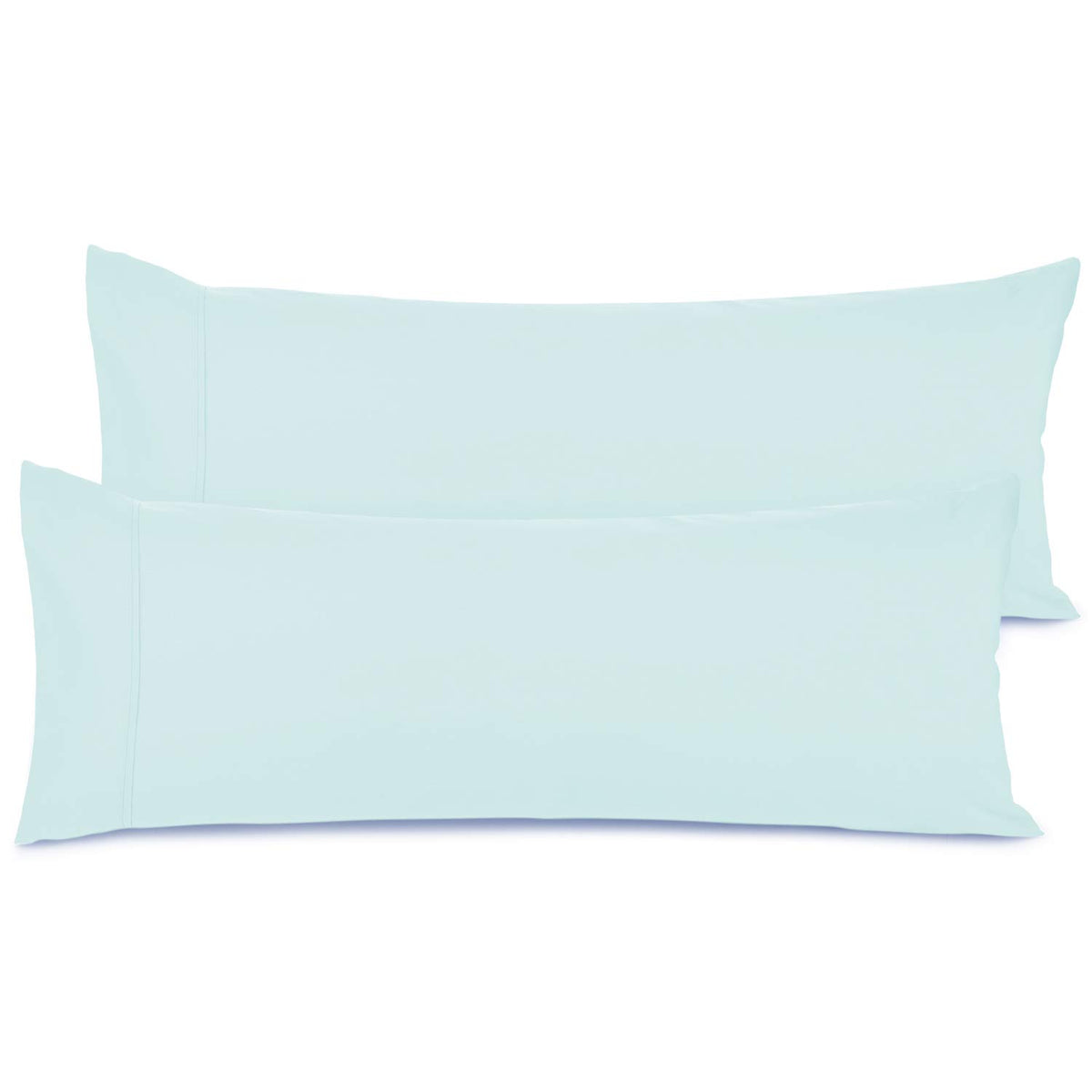 Nestl Body Pillow Cover - Soft Body Pillow Pillowcase - Lightweight Light Blue Pillowcase - Microfiber Body Pillow Case Cover -