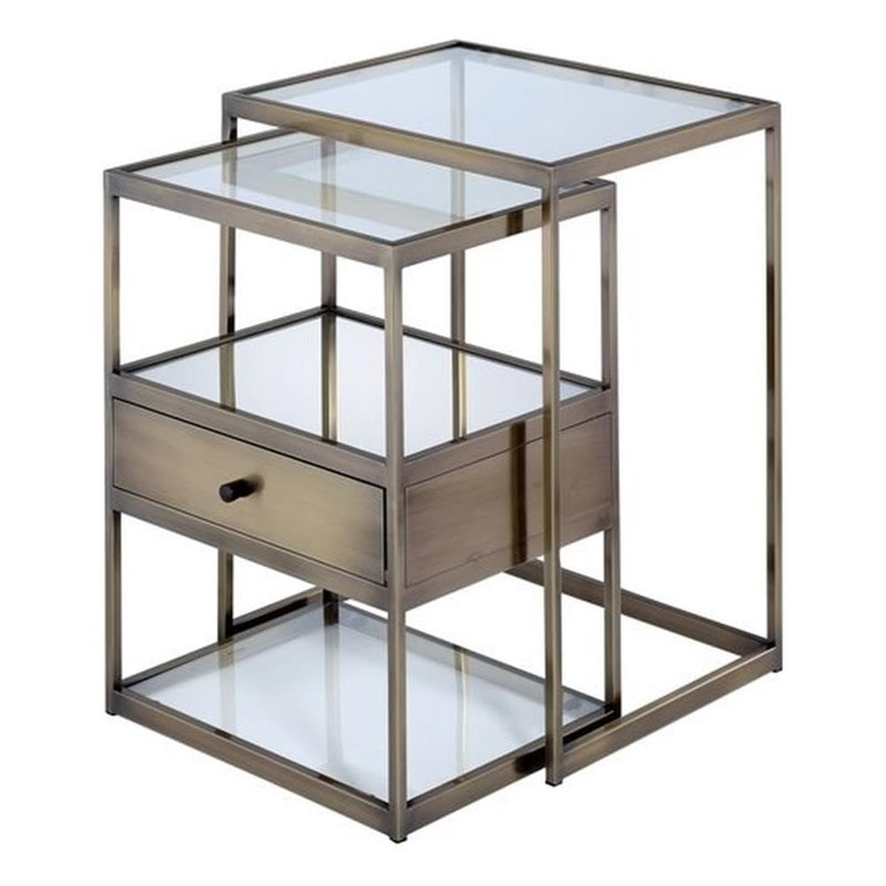 Acme Enca 2 Pieces Nesting Table