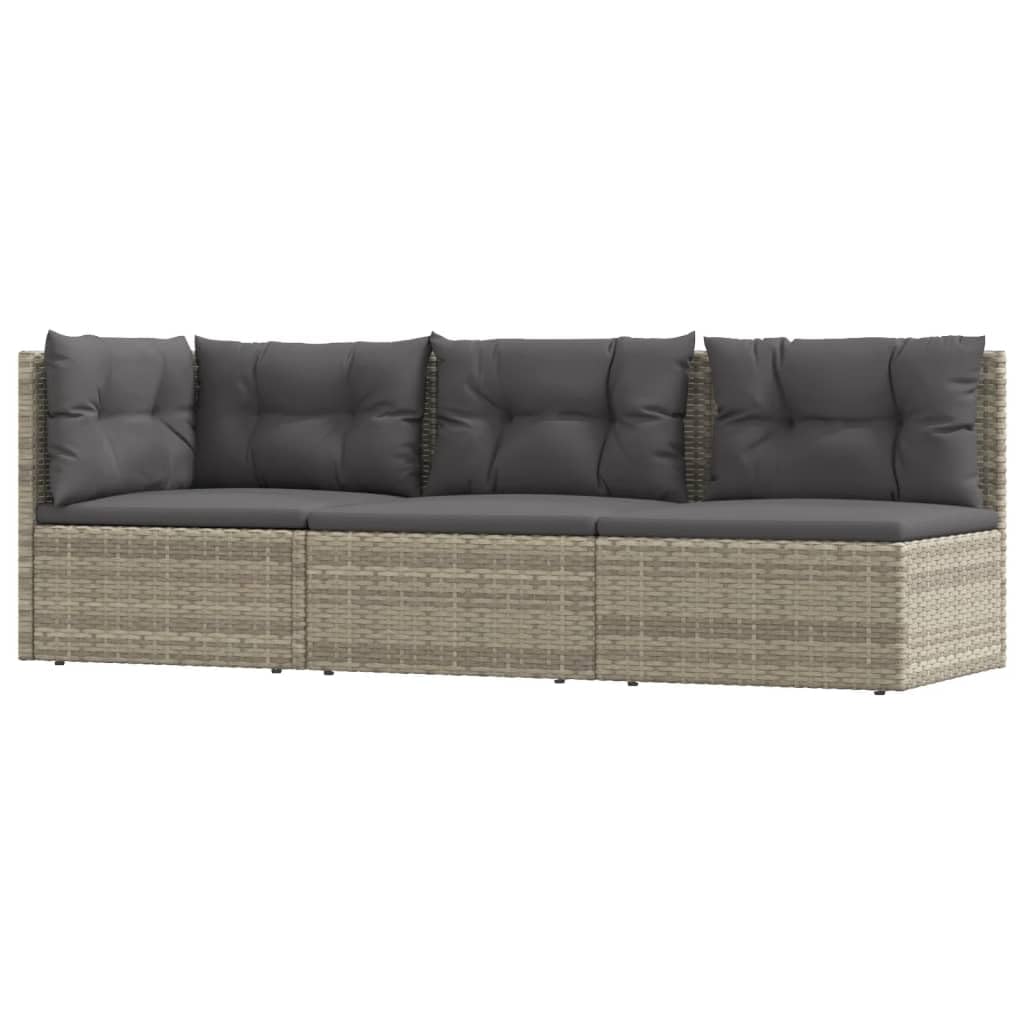 vidaXL Patio Lounge Set with Adjustable Corner Sofa - Thumbnail 5