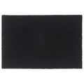 vidaXL Door Mat Black 23.6inchx35.4inch Tufted Coir