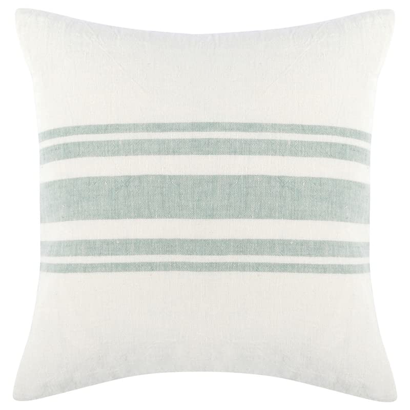 Kosas Home Portola 22X22 Transitional Fabric Throw Pillow In Eucalyptus Green