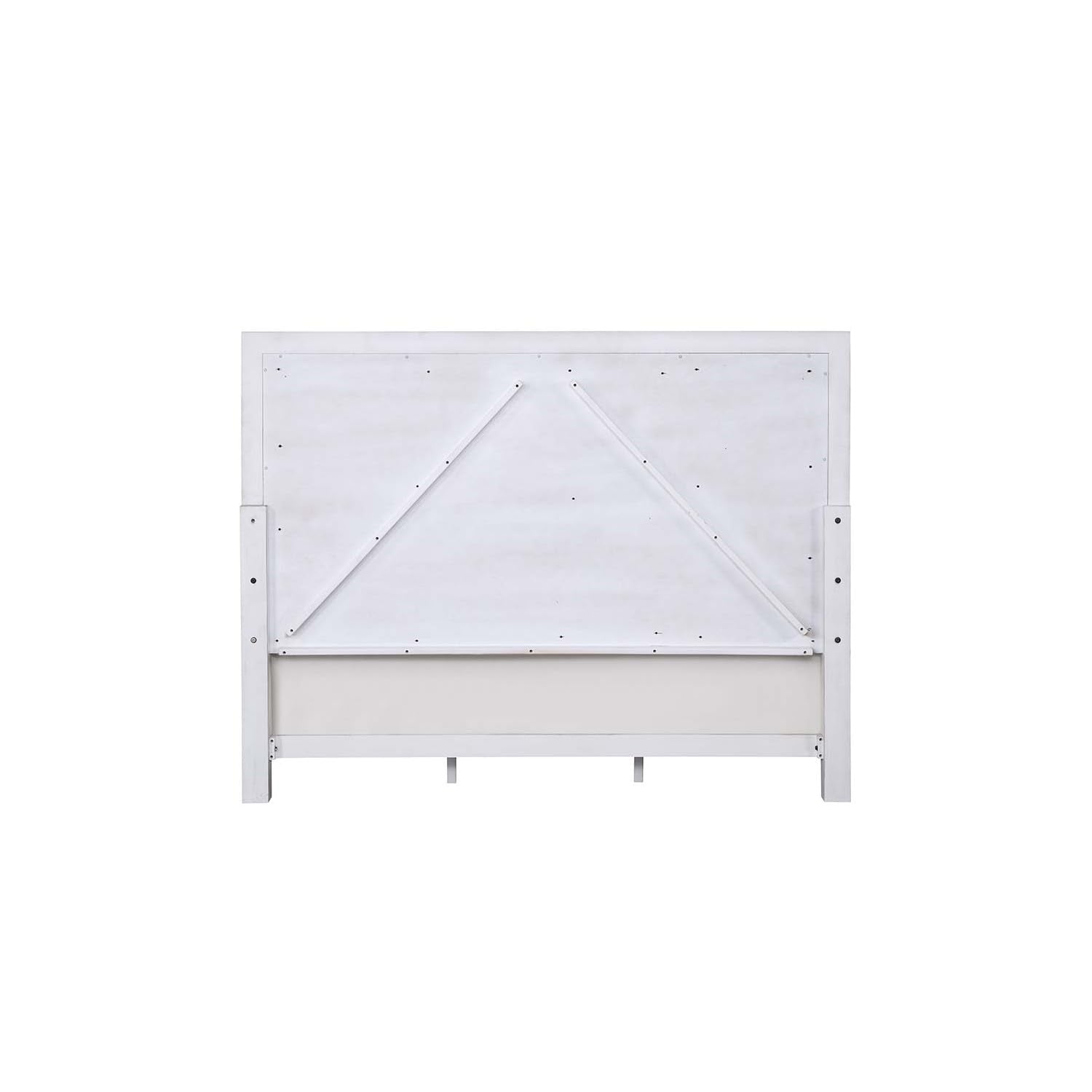 Acme Katia California King Bed in Gray and White