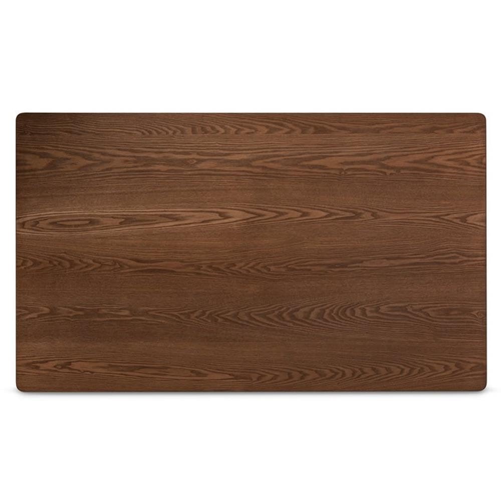 Baxton Studio Saxton Mid-Century Modern Transitional Walnut Brown Finished Wood Dining Table