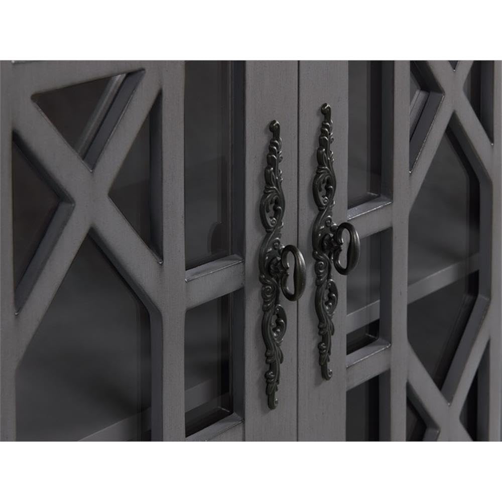 Martin Svensson Home Elegant Tv Stand, 63&quot; W X 35&quot; H, Grey