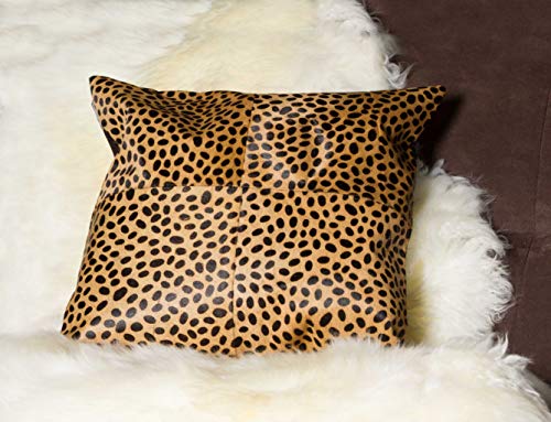 HomeRoots Kitchen Modern Decorative Quattro Pillow - 18' x 18' x 5', Cheetah