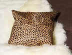 HomeRoots Kitchen Modern Decorative Quattro Pillow - 18' x 18' x 5', Cheetah