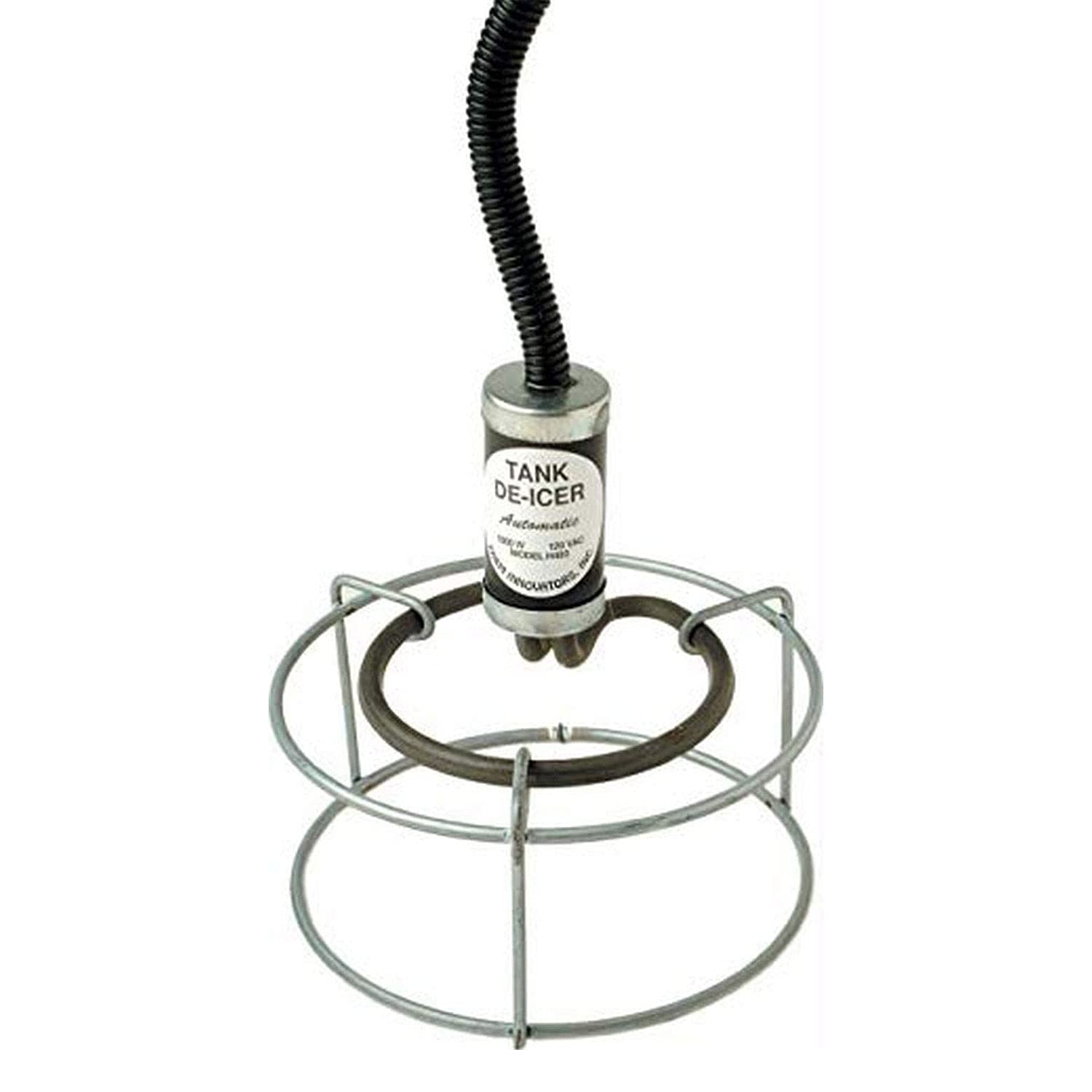 Farm Innovators W-449 1000 Watt Submergible Livestock Water Heater Deicer With Attached Guard
