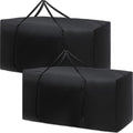 Silkfly 2 Pcs Patio Cushion Storage Bags 68' L X 30' W X 20' H Outdoor Cushion Storage Bag With Handles Waterproof Extra Larg