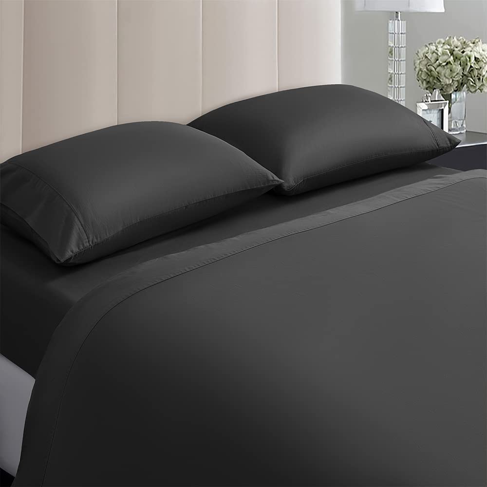 100% Egyptian Cotton Sheets Queen Size,1000 Thread Count Luxury Heavy Bed Sheets Set, Very Smooth Soft With 18' Deep Pocket She
