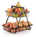 Puno 2Tier Metal Fruit & Vegetable Basket/Storage Organizer
