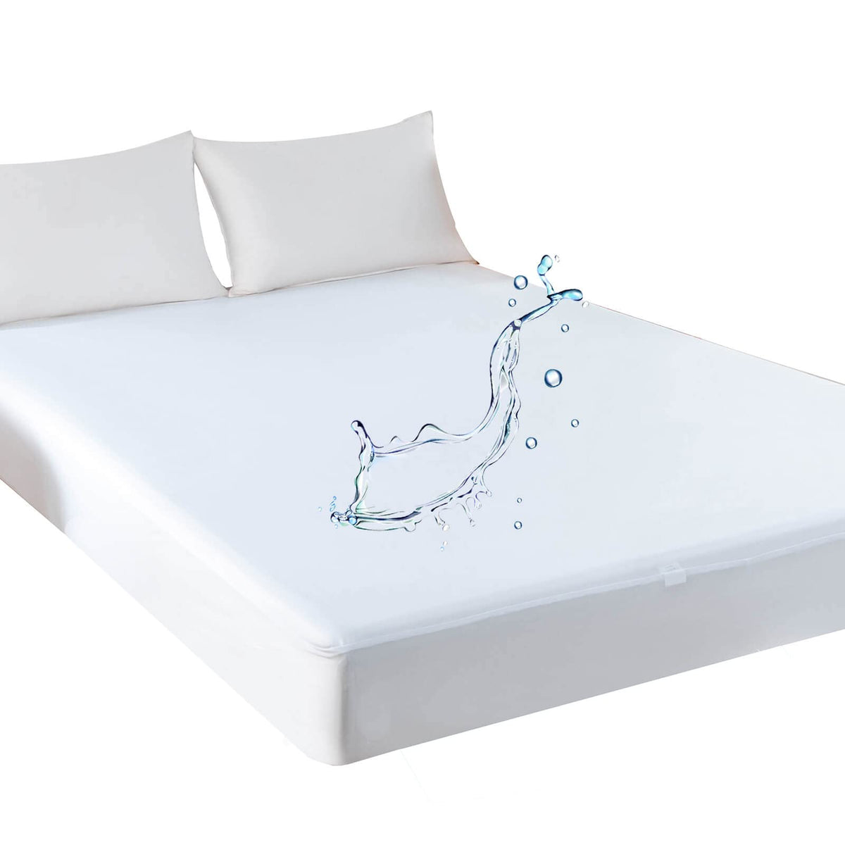 Kingnex Twin Xl Mattress Protector Waterproof For Extra Long Twin College Dorm Bed Fitted Sheet Style Mattress Cover