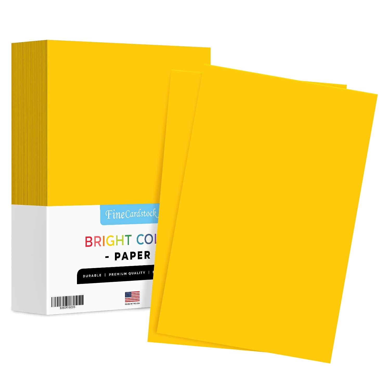 11 X 17 Gold Neon Bright Fluorescent Colored Paper | 20Lb Bond (75Gsm) Paper | 500 Sheets - 1 Ream