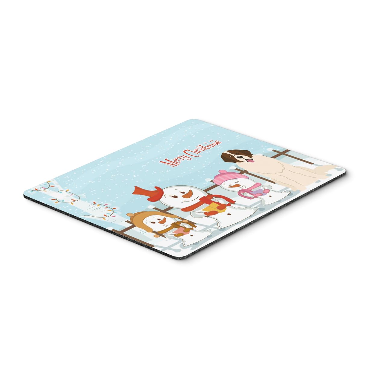 Caroline'S Treasures Bb2358Mp Merry Christmas Carolers Moscow Watchdog Mouse Pad, Hot Pad Or Trivet For Home Office Gaming Worki