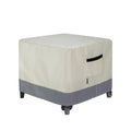 Steeca Patio Ottoman Cover, Waterproof Outdoor Square Furniture Cover For Side & End Table 22L X 22W X 17H Inch