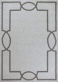HomeRoots Decor 6'6' x 9'6' UV-Treated Polypropelene Oatmeal Area Rug