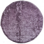 HomeRoots 511002 10 ft. Purple Shag Hand Tufted Handmade Round Area Rug
