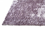HomeRoots 511002 10 ft. Purple Shag Hand Tufted Handmade Round Area Rug