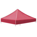 Ez Pop Up Instant Canopy 10'X10' Replacement Top Gazebo Ez Canopy Cover Patio Pavilion Sunshade Polyester-Burgundy
